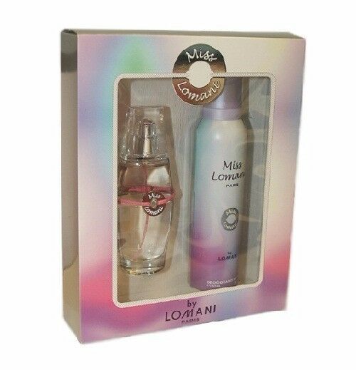 Miss Lomani by Lomani Eau de Parfum Woman EDP Gift Set SPRAY + DEODORANT ** RARE - Perfume Gallery