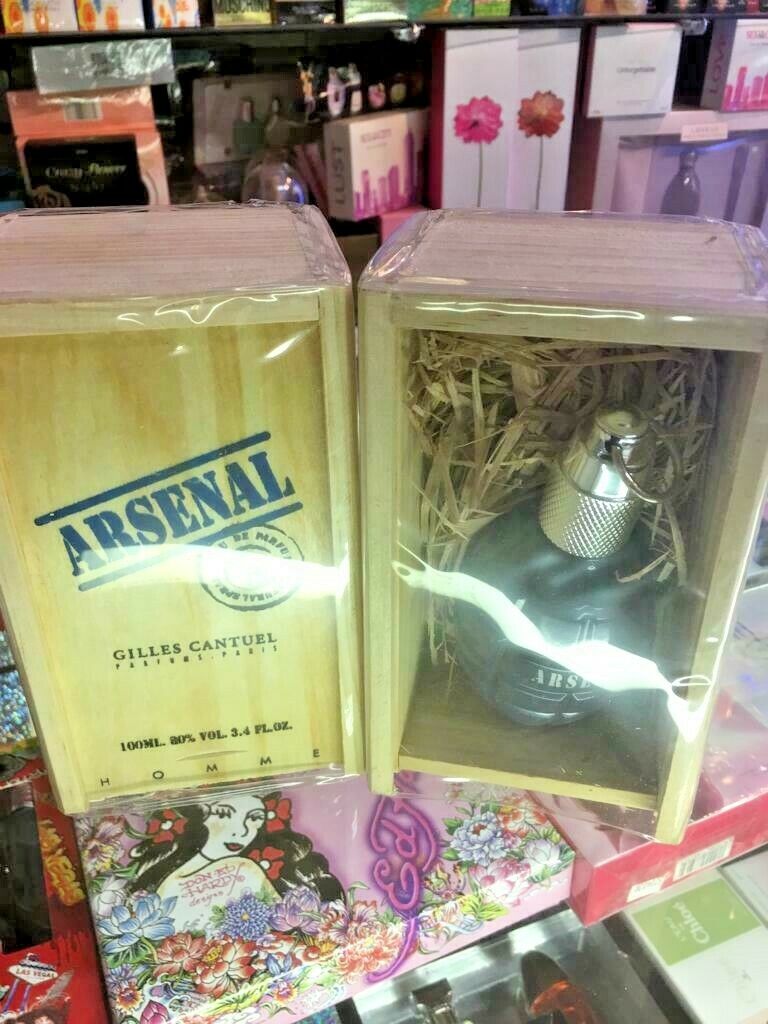 Arsenal Blue By Gilles Cantuel 3.4 oz / 100 ml Eau De Parfum Spray Men Perfume - Perfume Gallery