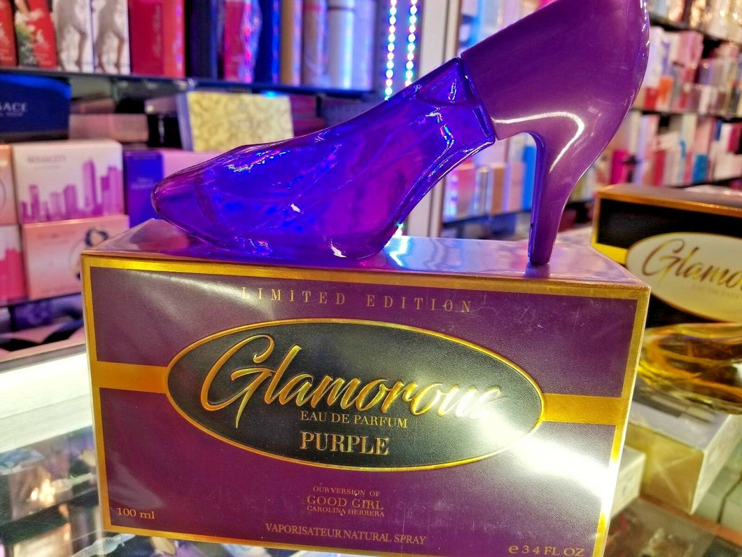 GLAMOROUS Purple Our Version GOOD GIRL by Carolina Herrera 3.4oz 100m EDP SEALED - Perfume Gallery