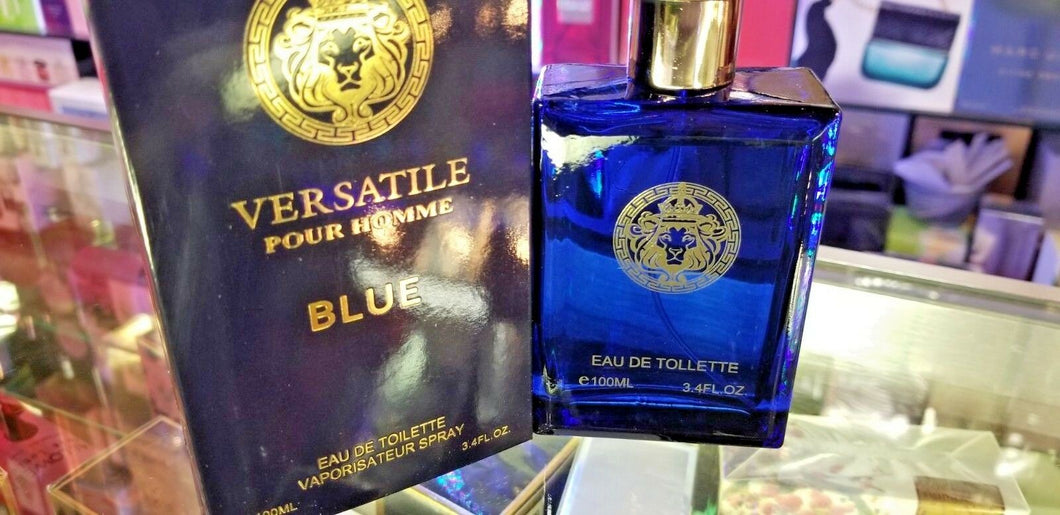 Versatile Pour Homme BLUE by EBC Collection 100 ml 3.4 oz EDT Spray SEALED BOX - Perfume Gallery