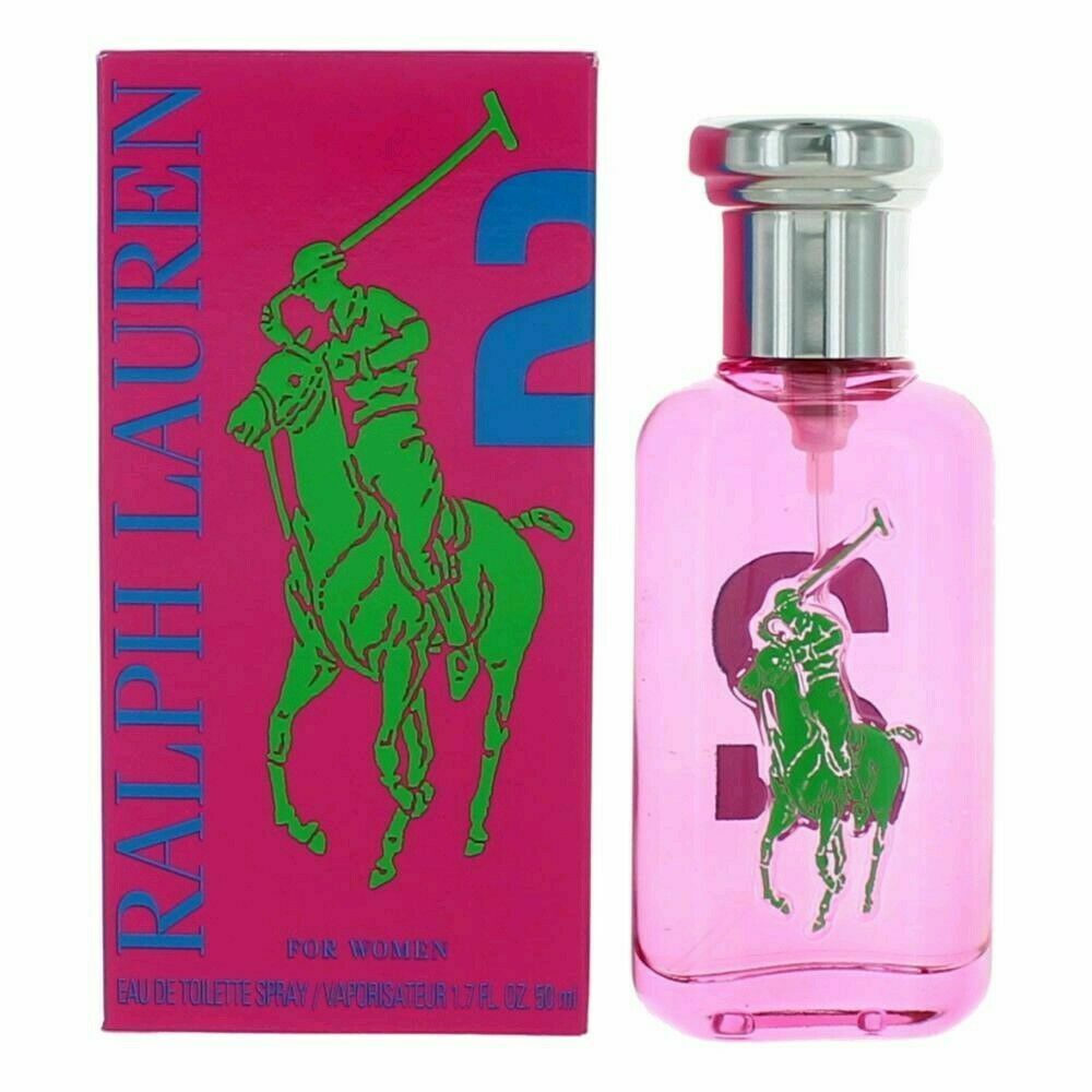 Polo Big Pony Pink #2 by Ralph Lauren 1.7 oz 50ml or 3.4oz 100 ml EDT Spray for Women SEALED BOX - Perfume Gallery