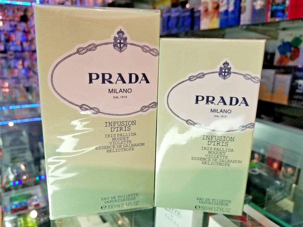 Prada Milano Infusion D'Iris 1.7 or 3.4oz Women Eau de Toilette Spray Her SEALED - Perfume Gallery