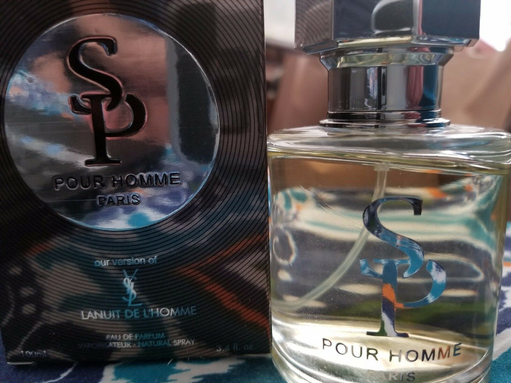 SP Pour Homme by Secret Plus Our Version of LANUIT de L'Homme 3.4 oz 100 ml EDP - Perfume Gallery