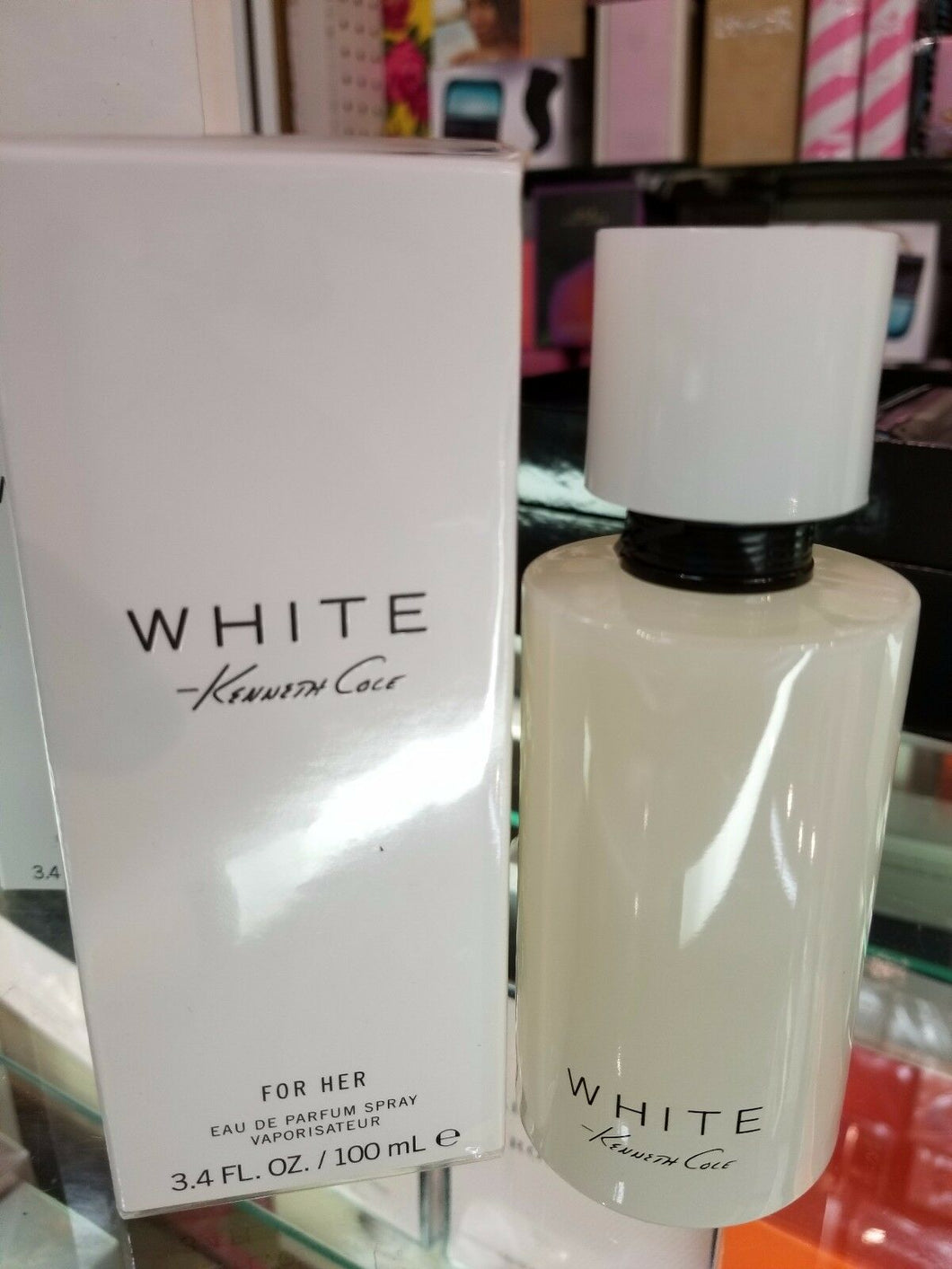Kenneth Cole WHITE / BLACK For Her Eau De Parfum Spray 3.4 oz 100 ml Women SEALE - Perfume Gallery