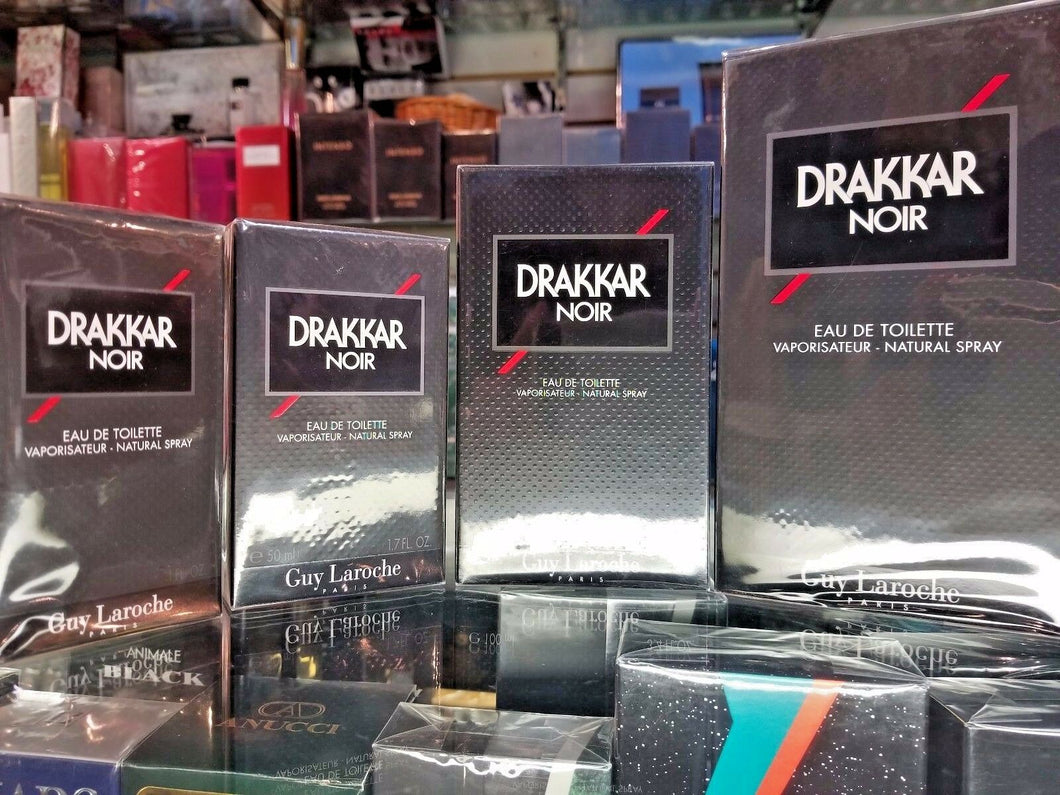 Drakkar Noir by Guy Laroche 1 1.7 3.4 6.7 oz EDT Toilette Spray for Men * SEALED - Perfume Gallery
