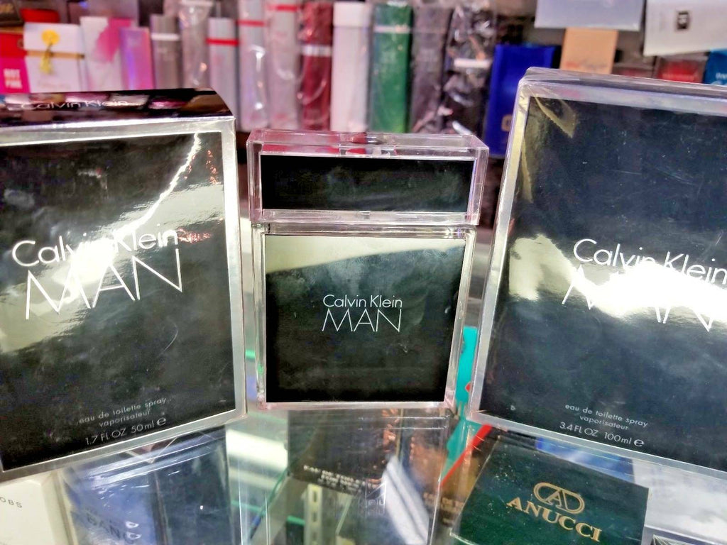 Calvin Klein MAN EDT Toilette 1.7 oz 50 ml or 3.4 oz 100 ml * NEW IN SEALED BOX - Perfume Gallery