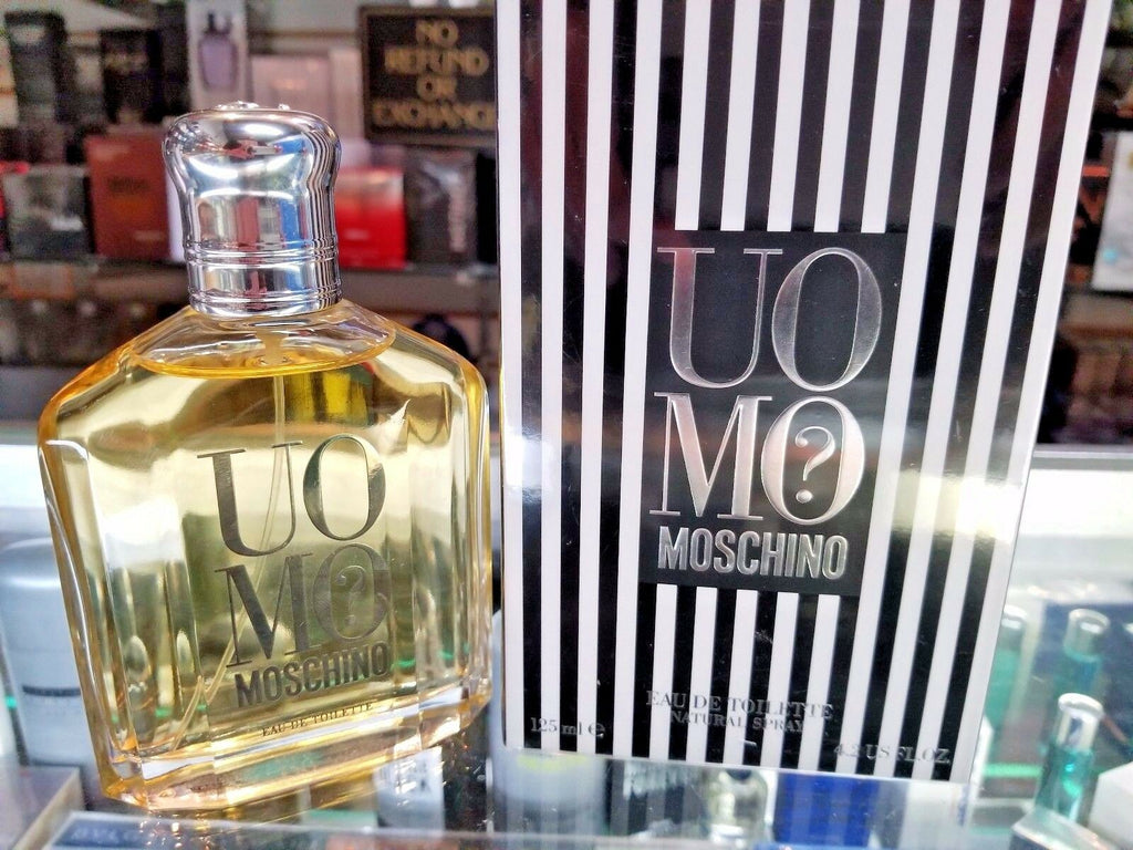 Moschino Uomo? Cologne by Moschino 4.2 oz Eau de Toilette EDT Spray for Men NEW - Perfume Gallery