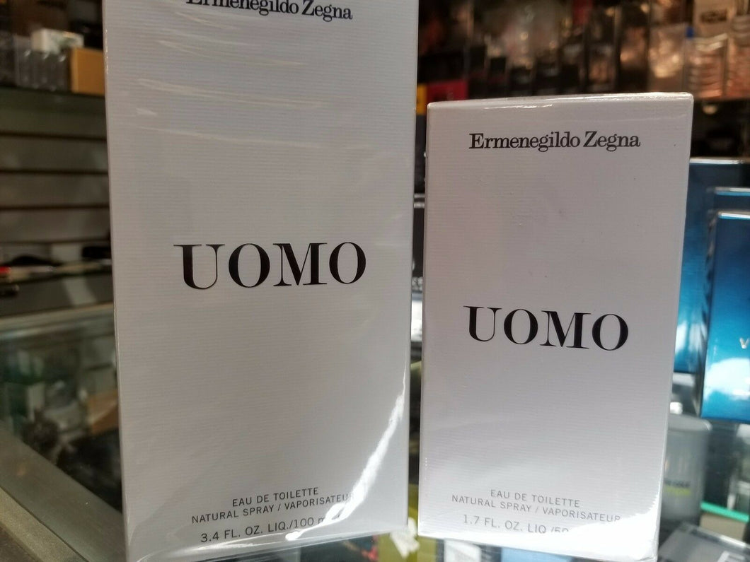 Ermenegildo Zegna UOMO 1.7 / 3.4 oz EDT Toilette Spray for Men * SEALED IN BOX * - Perfume Gallery
