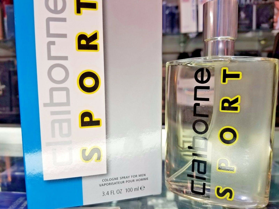 Claiborne SPORT by Liz Claiborne 3.4 oz 100 ml Spray Cologne for Men ** NEW BOX - Perfume Gallery