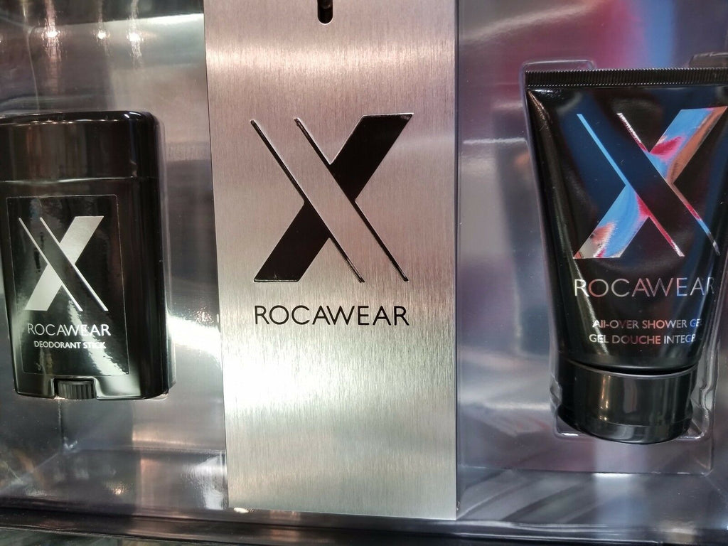 Rocawear X 3 Pc EDT Gift Set for Men 3.4 oz EDT Spray , Shower Gel and Deodorant - Perfume Gallery