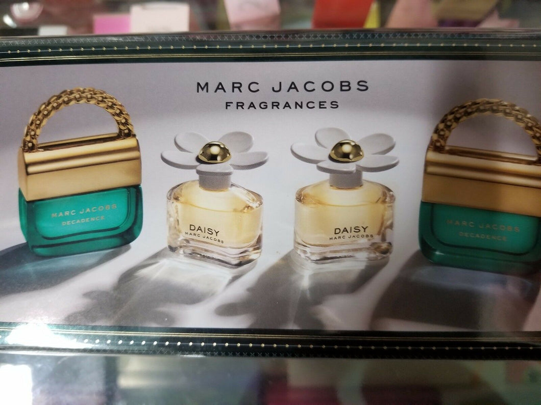 MARC JACOBS 4 Pc Mini EDP EDT Travel GIFT SET DAISY DECADENCE Collection ** NEW - Perfume Gallery