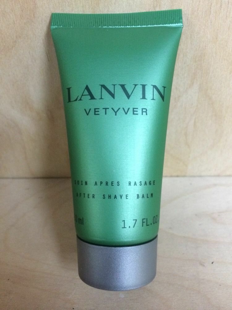 LANVIN VETYVER 1.7 oz / 50 ml After Shave Balm Soin Apres Rasage Tube No Box - Perfume Gallery
