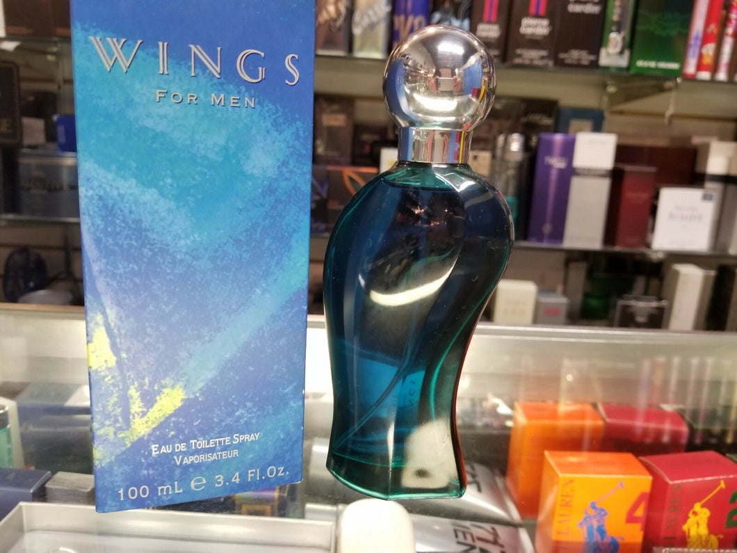 Giorgio Beverly Hills WINGS FOR MEN 3.4 oz Eau De Toilette EDT Natural Spray Men - Perfume Gallery