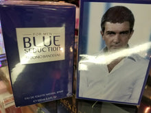 Load image into Gallery viewer, BLUE SEDUCTION by Antonio Banderas for Men Him 3.4 6.8 oz 100 200 ml * SEALED - Perfume Gallery
