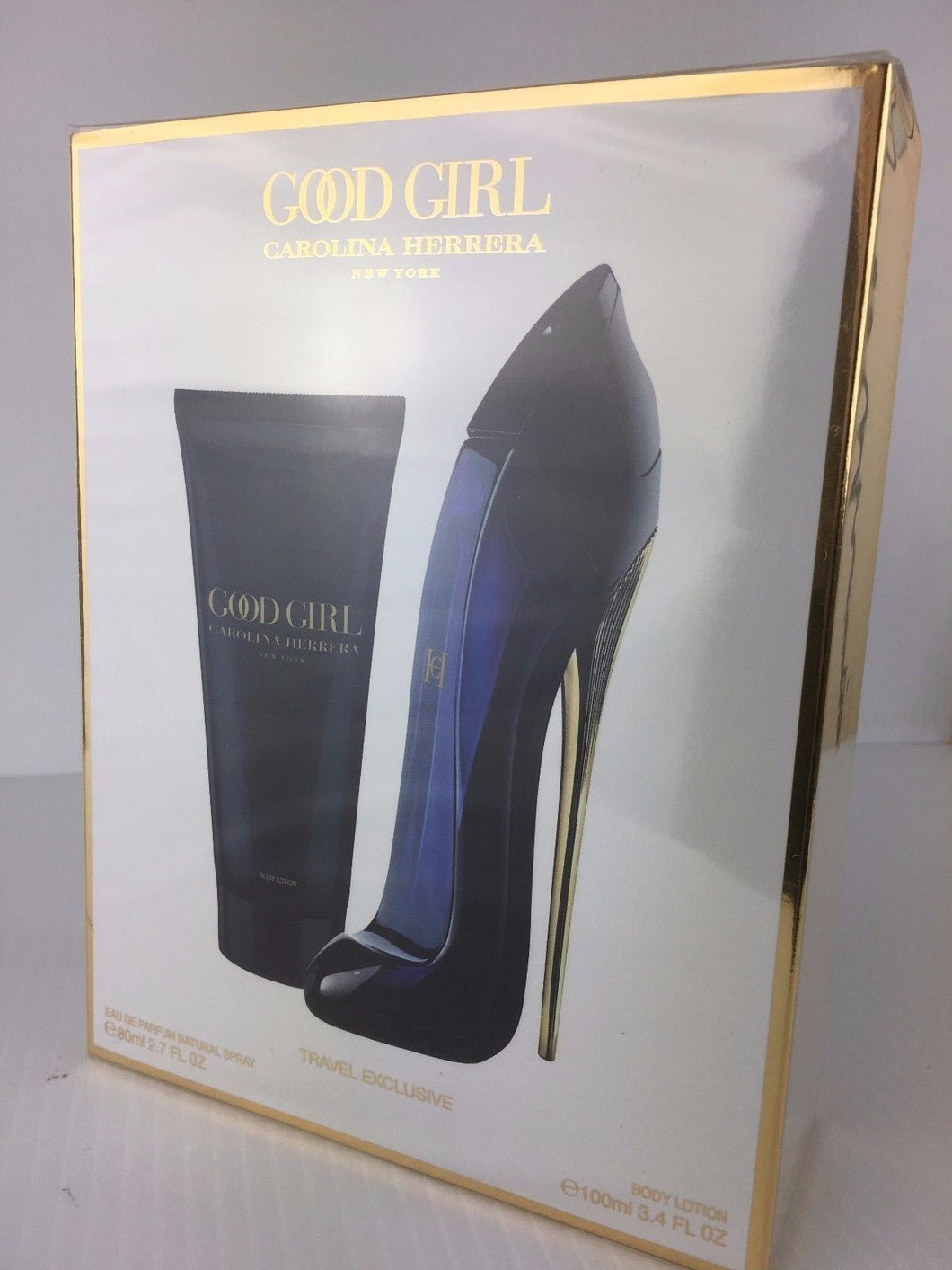 GOOD GIRL CAROLINA HERRERA 2PC SET PERFUME SPRAY 2.7 OZ LOTION 3.4 OZ SEALED BOX - Perfume Gallery
