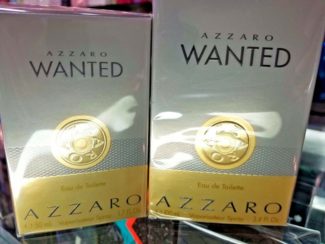 Azzaro WANTED by Azzaro EDT Spray 1.7 oz / 3.4 oz for Men * NEW IN SEALED BOX * - Perfume Gallery