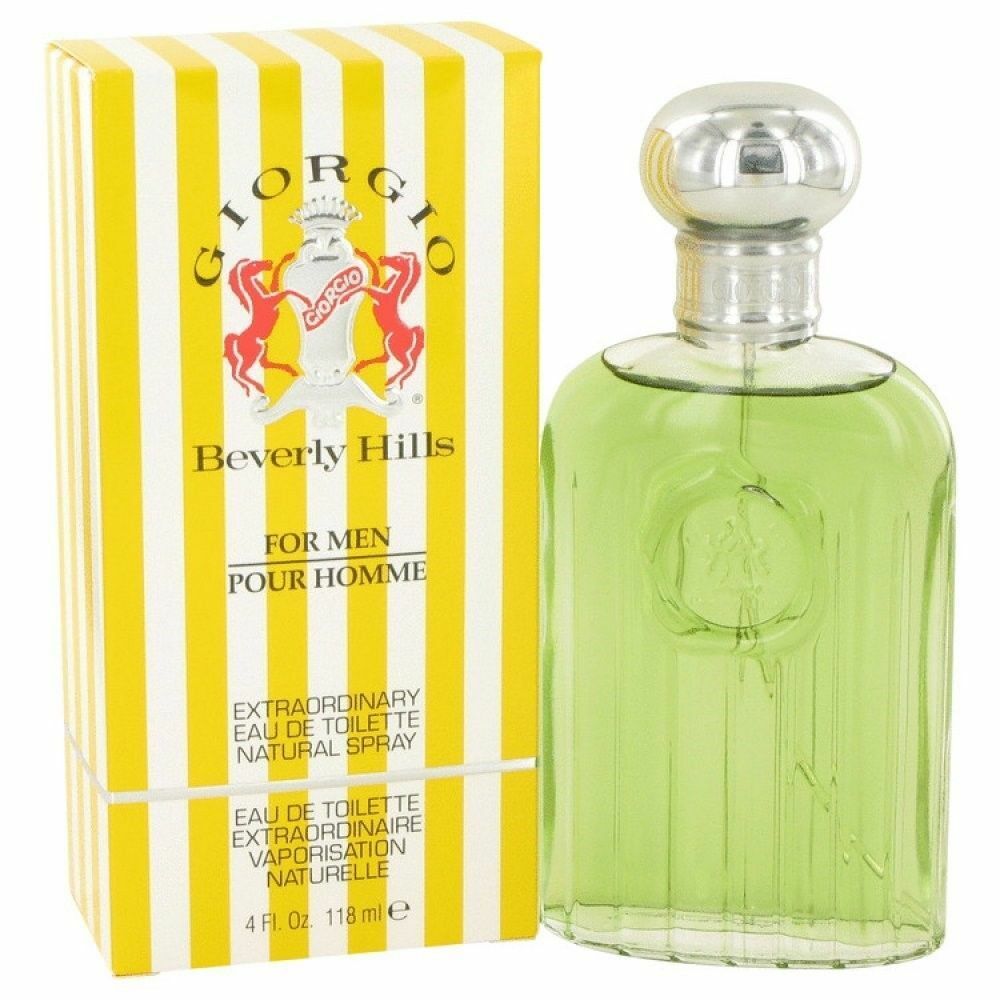Giorgio Beverly Hills EXTRAORDINARY 4 oz Eau De Toilette EDT Natural Spray Men - Perfume Gallery