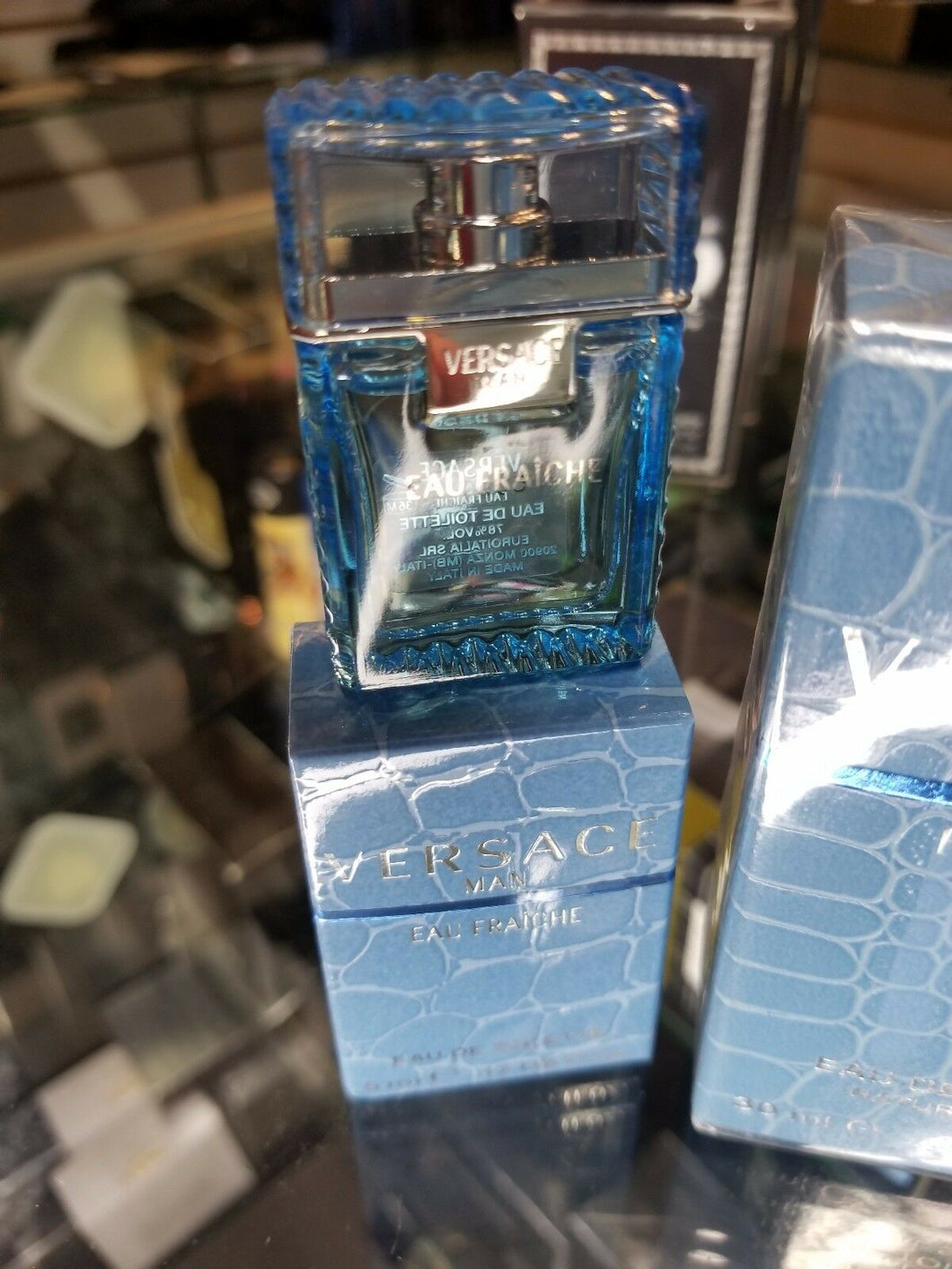 Versace Man EAU FRAICHE Gianni Versace .17 1 1.7 3.4 oz EDT Spray for Men SEALED - Perfume Gallery