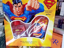 Load image into Gallery viewer, SUPERMAN 2 Pc 3.4 EDT + Body Wash GIFT SET for Boys Children - NEW ORIGINAL BOX - Perfume Gallery
