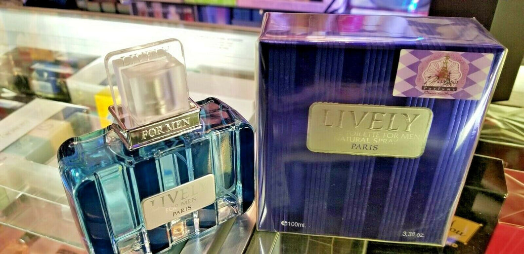 Lively Cologne by Lively Parfums for Men EDT Spray 3.3oz 100ml NEW IN SEALED BOX - Perfume Gallery