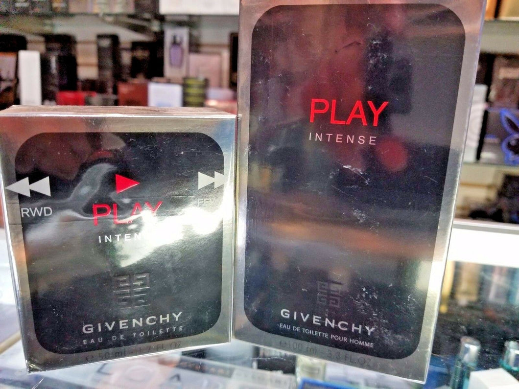 Givenchy Play Intense by Givenchy 3.3oz EDT Eau De Toilette Spray Men SEALED - Perfume Gallery