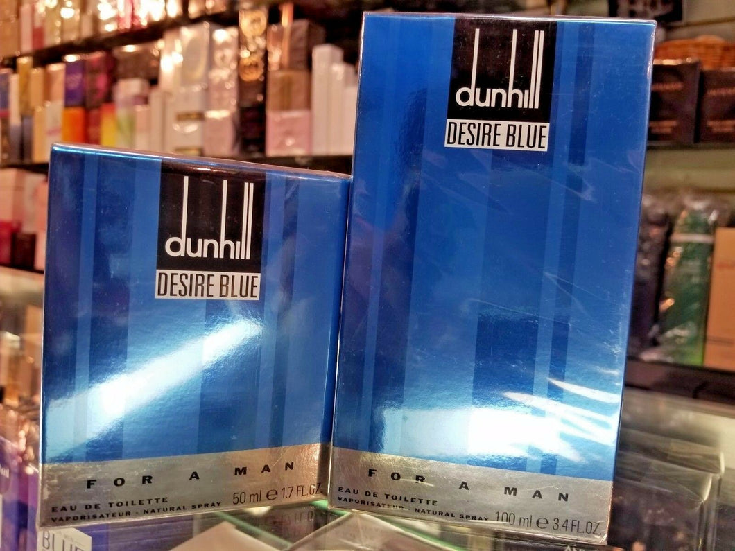 Desire Blue Men by Dunhill London EDT Eau de Toilette Spray 1.7 oz 3.4oz SEALED - Perfume Gallery