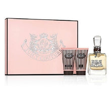 Load image into Gallery viewer, Juicy Couture 3 Piece EDP Gift Set with Spray Body Creme Shower Gel * NEW IN BOX - Perfume Gallery
