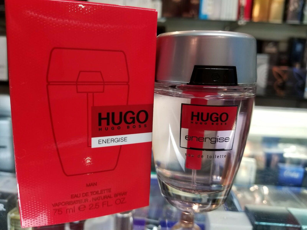 Hugo ENERGISE by Hugo Boss 2.5 / 4.2 oz EDT Eau de Toilette Spray Men NEW IN BOX - Perfume Gallery