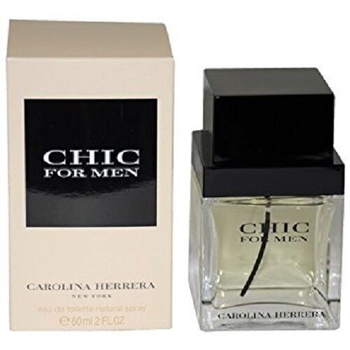 CHIC by Carolina Herrera 2 oz 60 ml / 3.4 oz 100 ml EDT Toilette Spray for Men - Perfume Gallery