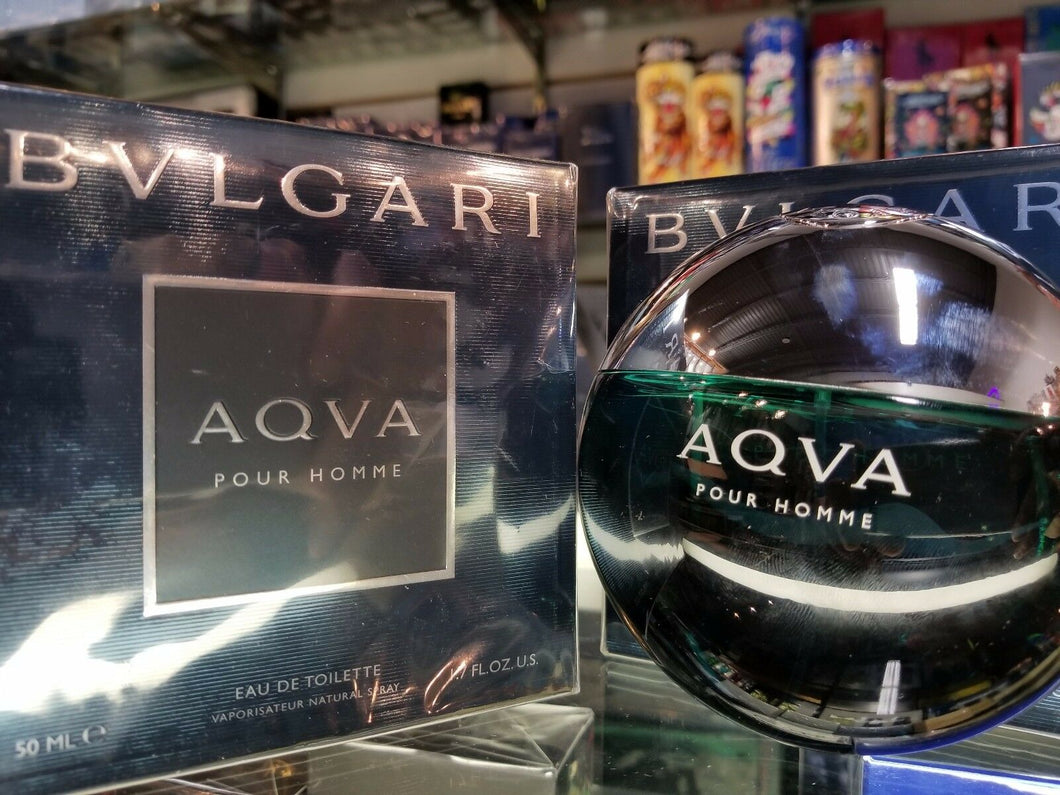 Bvlgari Aqva Pour Homme EDT Eau De Toilette 1.7 3.4 5.0 oz for Men ** NEW SEALED - Perfume Gallery
