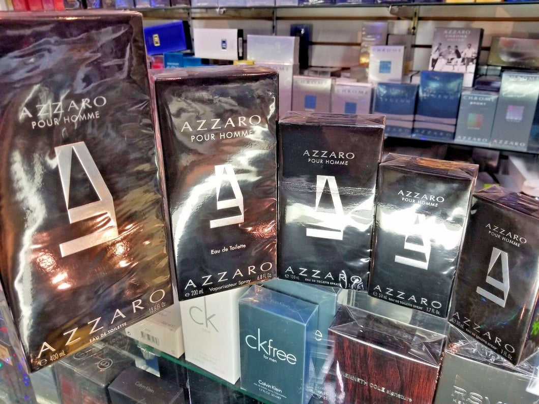 Azzaro Pour Homme EDT Spray 1 1.7 3.4 6.8 13.6 oz for Men * NEW IN SEALED BOX * - Perfume Gallery