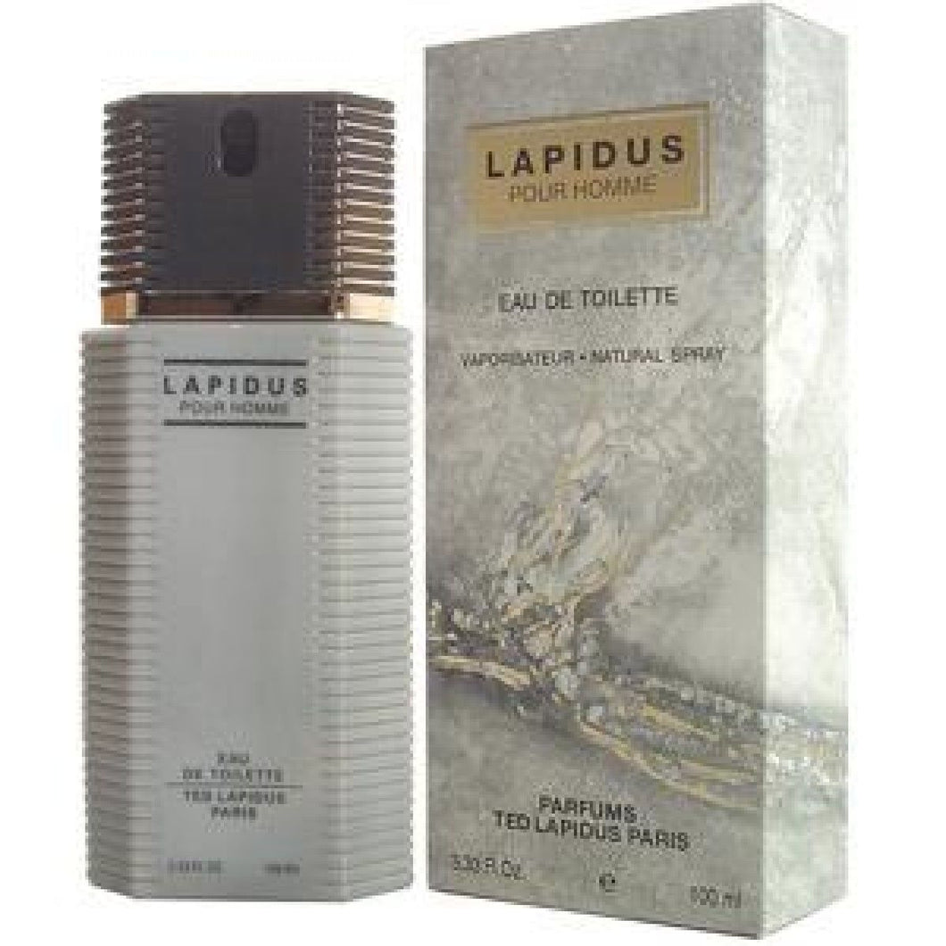 LAPIDUS Pour Homme By Ted Lapidus EDT Eau De Toilette Men 3.33 oz 100 ml NEW BOX - Perfume Gallery