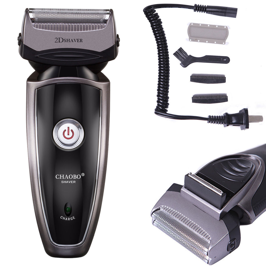Men's Rechargeable Cordless Electric Razor Shaver Groomer Double Edge Trimmer US - Perfume Gallery