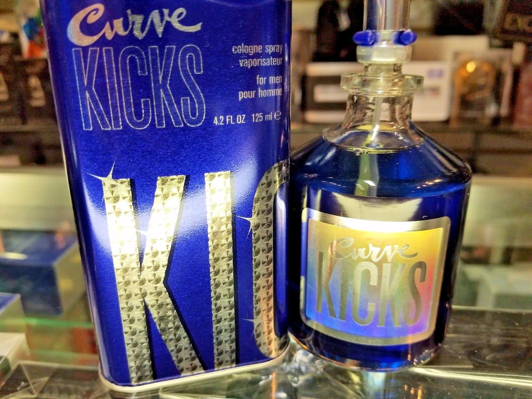 Curve KICKS Cologne by Liz Claiborne, 4.2 oz 125 ml Cologne Spray for Men ** NEW - Perfume Gallery