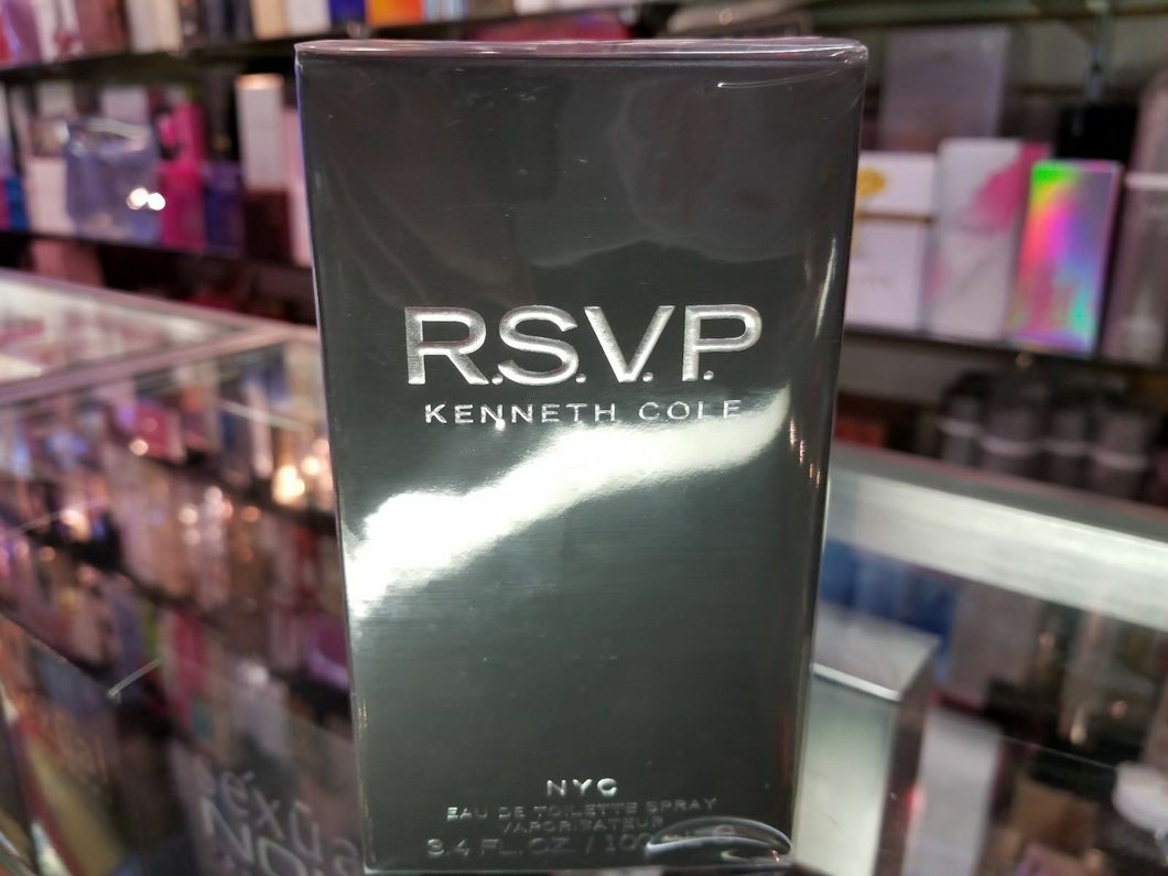 R.S.V.P. by Kenneth Cole NYC for Men 3.4 oz / 100 ml EDT Spray NEW * SEALED BOX - Perfume Gallery