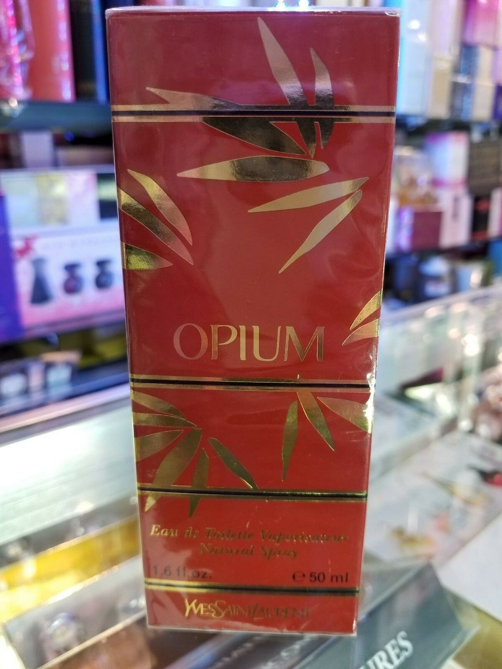 OPIUM by YSL Yves Saint Laurent 1.6 oz / 50 ml Eau de Toilette EDT Spray * RARE - Perfume Gallery