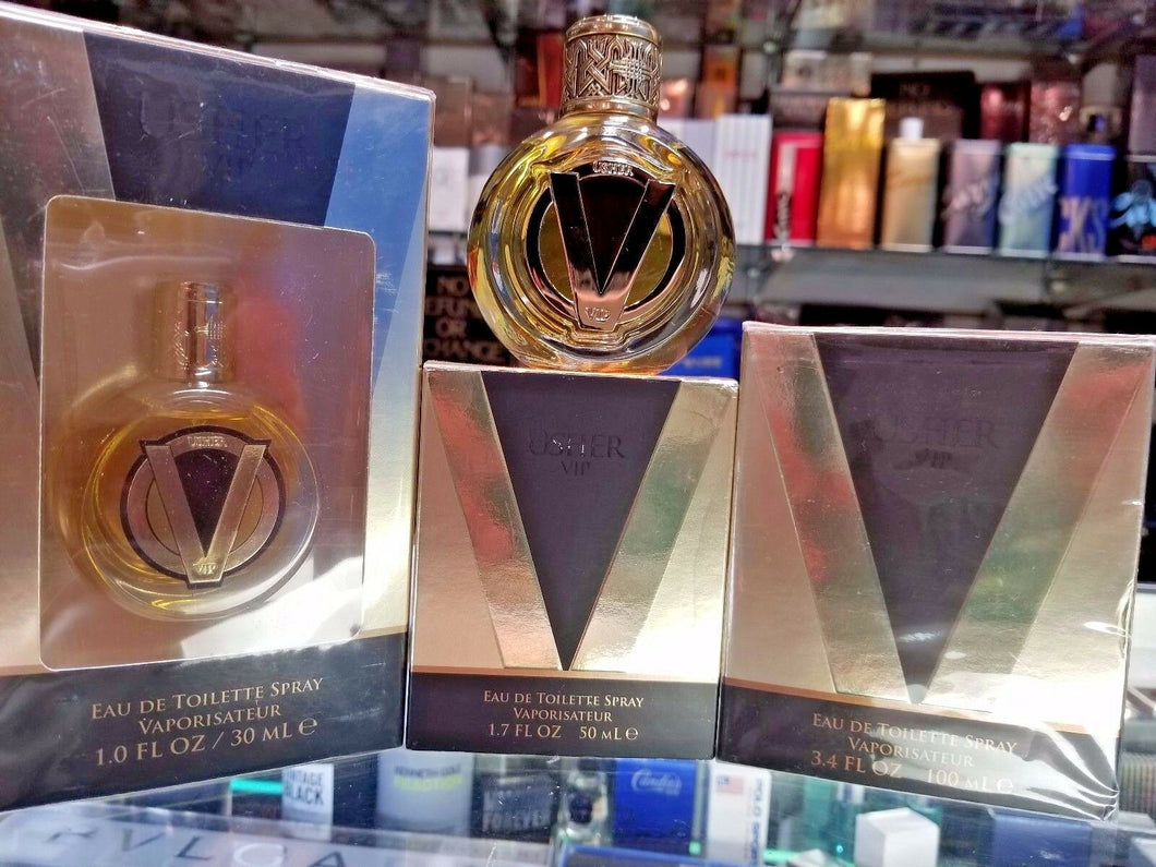 Usher VIP 1 1.7 3.4 oz Eau de Toilette EDT Men Cologne Perfume NEW OR SEALED BOX - Perfume Gallery