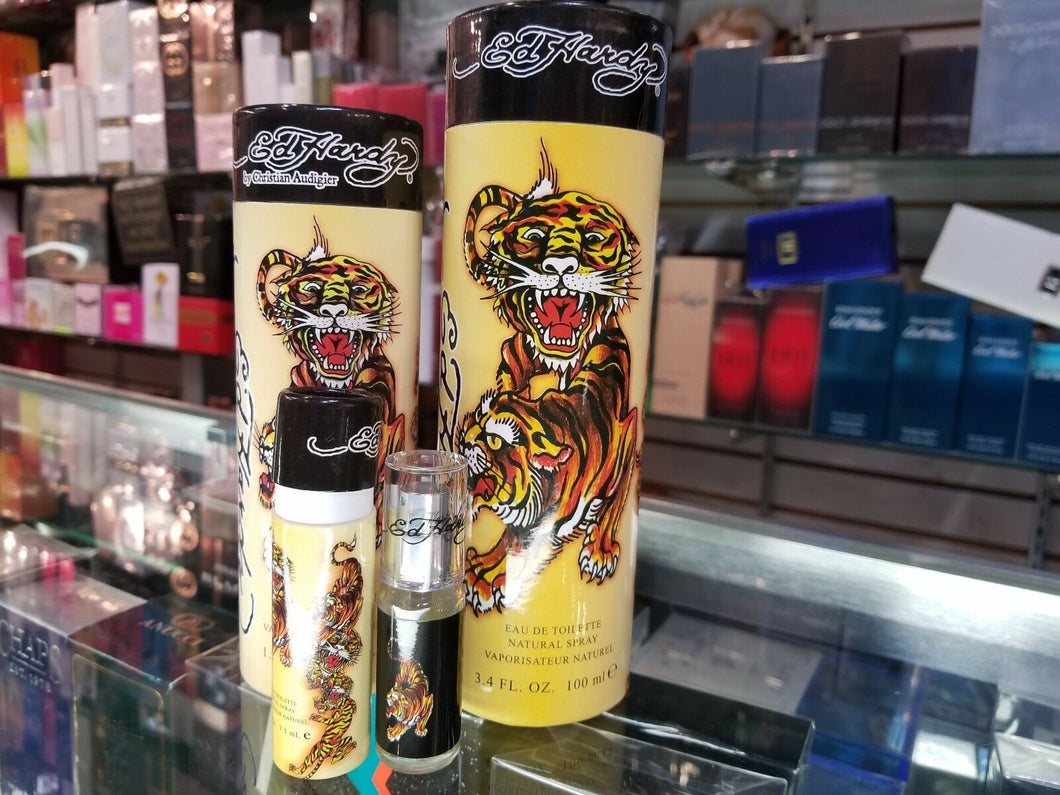 ED HARDY by Christian Audigier .25 1.7 3.4 oz for Men Cologne BRAND NEW IN CAN - Perfume Gallery