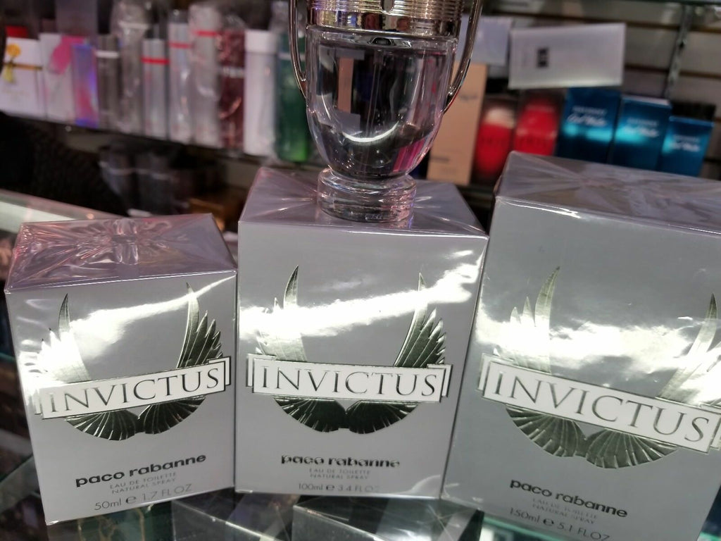 INVICTUS by Paco Rabanne 1.7 3.4 5.1 oz 50 100 150 ml Toilette Spray Men SEALED - Perfume Gallery