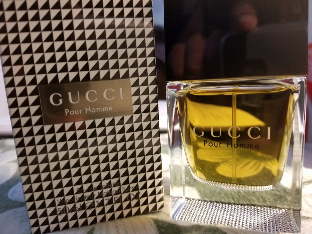 Gucci Pour Homme EDT Eau de Toilette 1.7 oz 50 ml Spray for Men * NEW IN BOX RAR - Perfume Gallery
