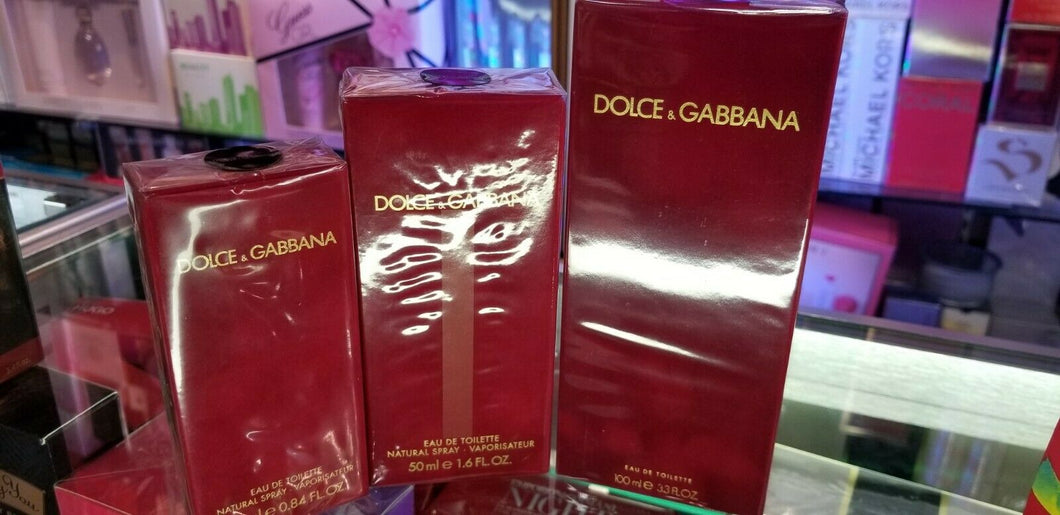 Dolce & Gabbana Classic Red .84 1.6 3.3 oz / 25 50 100 ml EDT Women SEALED RARE - Perfume Gallery