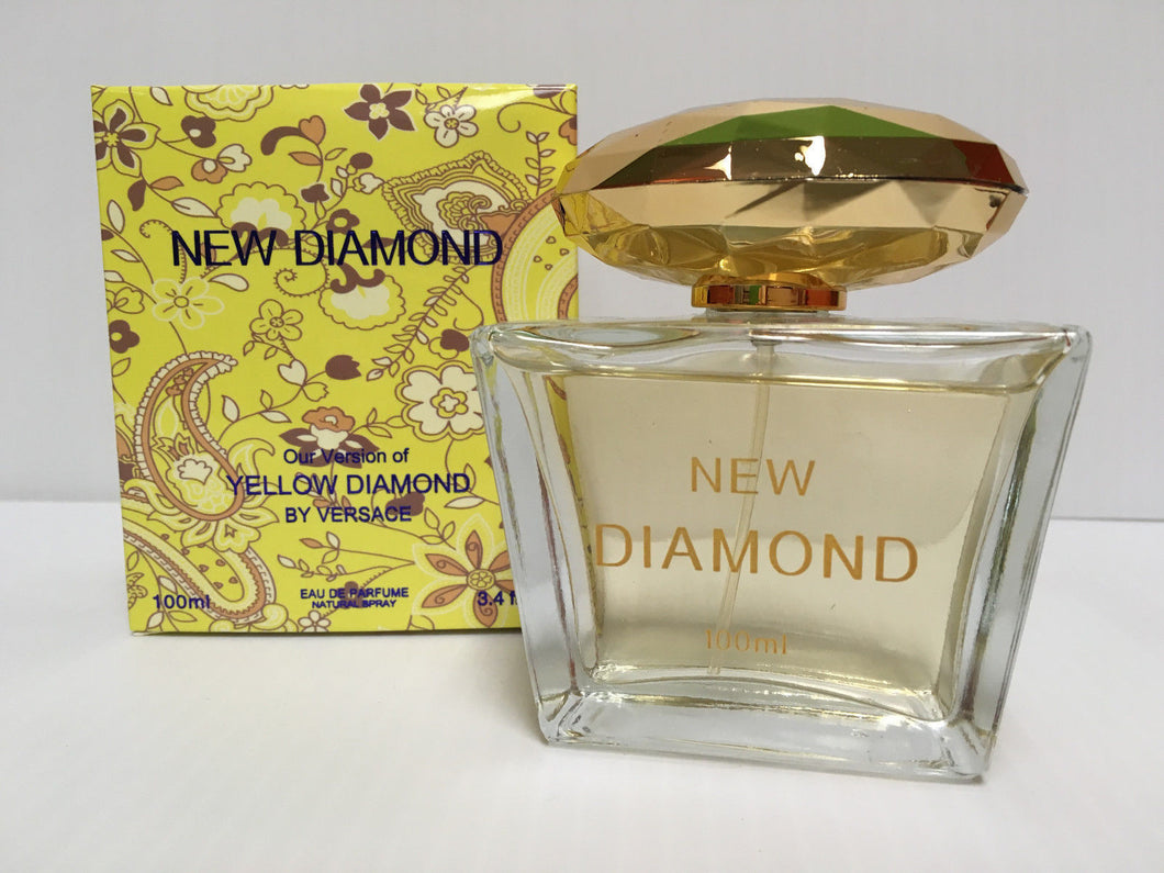 New Diamond Our Version of Versace Yellow Diamond 3.4 oz. Spray for Women SEALED - Perfume Gallery