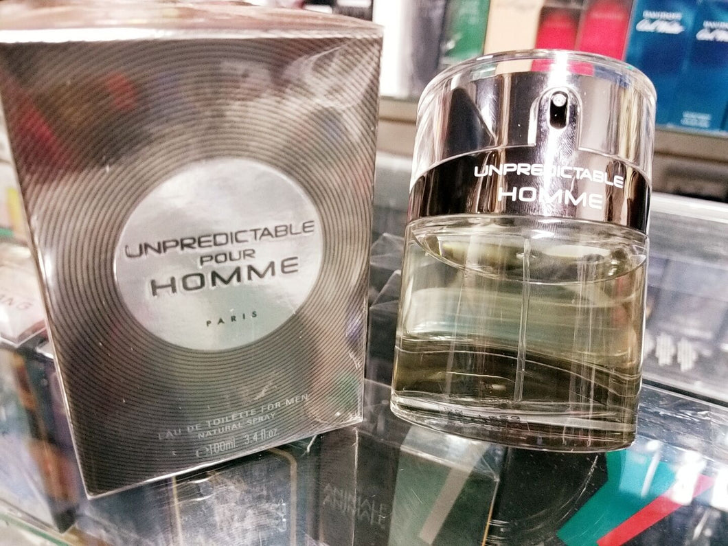 Unpredictable POUR HOMME & SPORT by Glenn Perri 3.3 / 3.4 oz EDT for Men SEALED - Perfume Gallery
