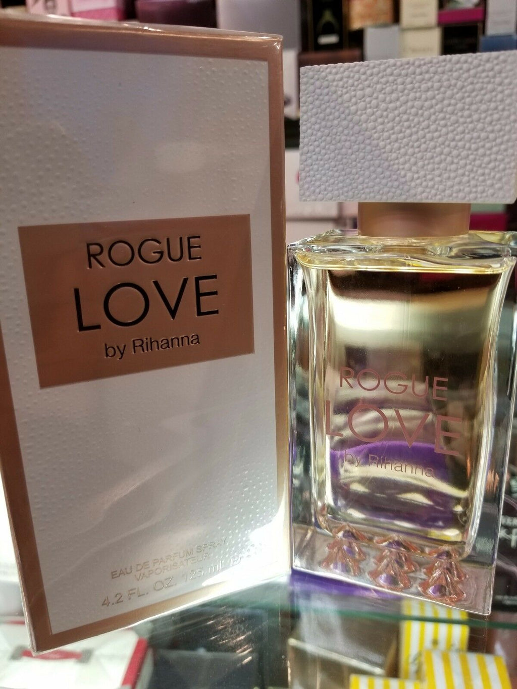 Rihanna ROGUE LOVE by Rihanna EDP Eau De Parfum Spray 4.2 oz 125 m for Women NIB - Perfume Gallery