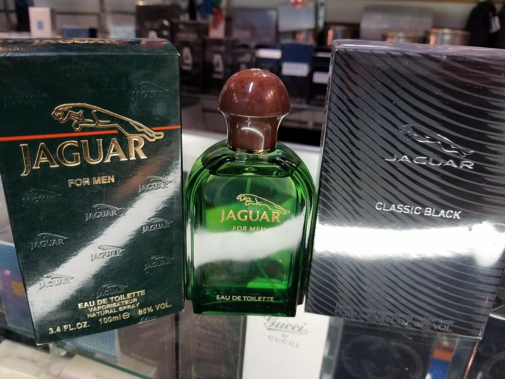 JAGUAR for Men + CLASSIC BLACK 3.4 oz / 100 ml EDT Spray for Men * NEW IN BOX * - Perfume Gallery