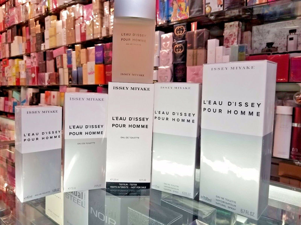 L'EAU D'ISSEY POUR HOMME Issey Miyake EDT Eau de Toilette For Men 0.23 1.3 2.5 4.2 6.7 SEAL + TST NEW - Perfume Gallery
