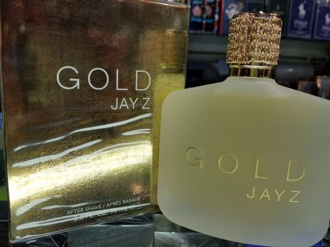 Jay Z Gold by Jay Z 3 oz 90 ml EDT Cologne / After Shave for Men * IN SEALED BOX - Perfume Gallery