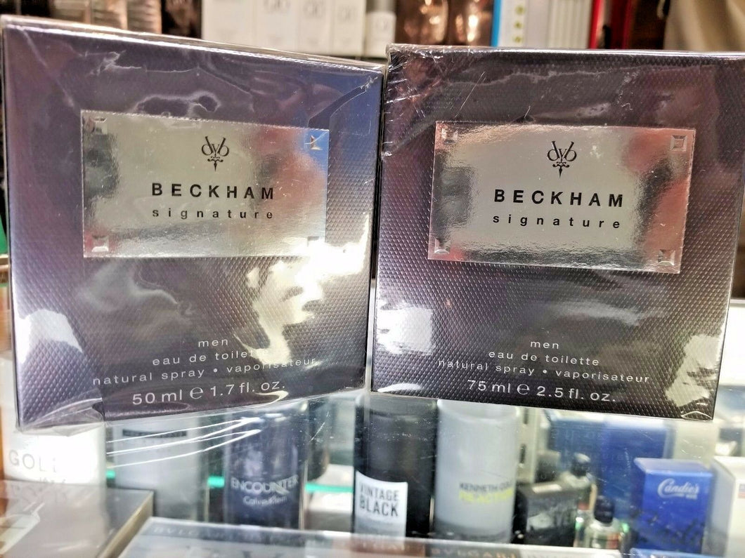 BECKHAM SIGNATURE by David Beckham Men 1.7 2.5 oz Eau De Toilette Spray NEW SEAL - Perfume Gallery