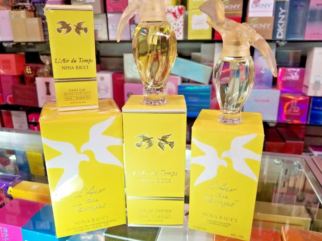 LAIR DU TEMPS by Nina Ricci .25 1 3.4 oz EDT + 1.7 oz EDP for Women * NEW IN BOX - Perfume Gallery