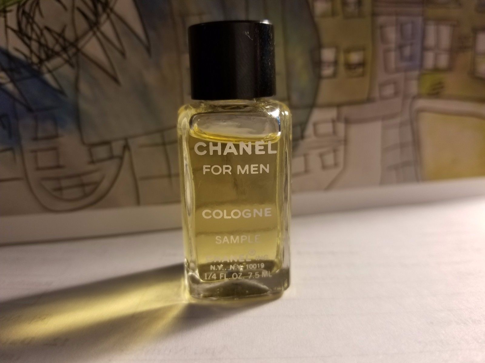 Chanel for Men Cologne Sample by Chanel 1/4 fl oz 7.5 ml Fluid in